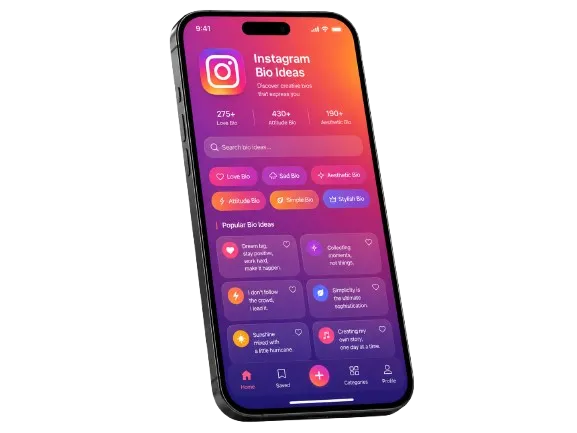 Instagram bio ideas category preview